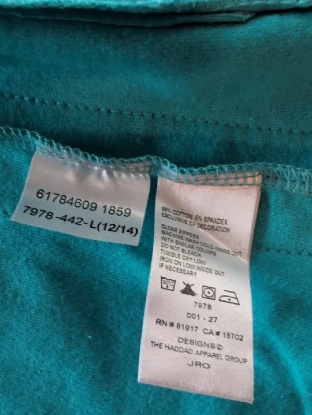 Jordan Girls Turquise Sleeveless Zip-Up Hoodie Size Large (12-14) NWT